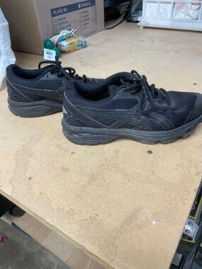 ASICS Women's 6.5 GT-1000 5 T6A8N Black Mesh Running Shoes